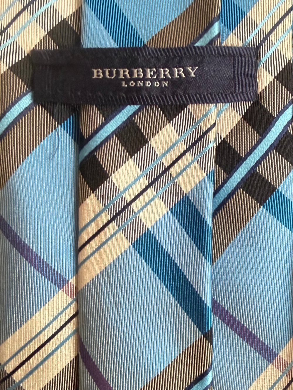Burberry Nova Check Silk Necktie